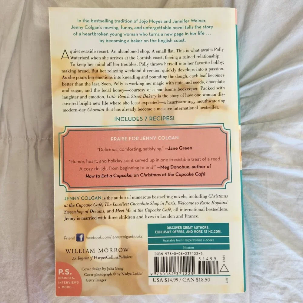 Little Beach Street Bakery by Jenny Colgan Small Town Romance Paperback Book